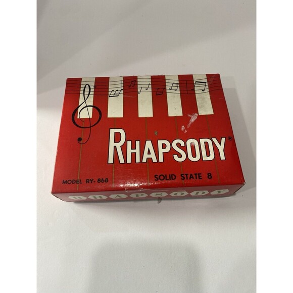 Untested Vintage Rhapsody Solid State 8 AM Pocket Radio Model RY-868 9 Volt - Picture 2 of 11